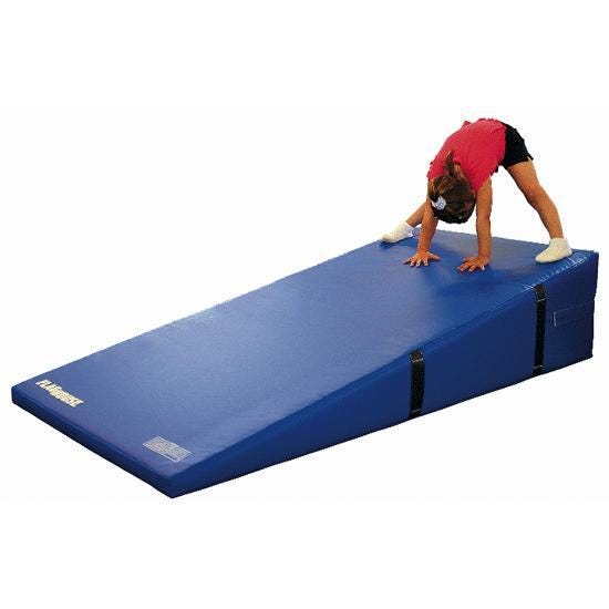 SPORTIME - INCLINE MAT - 48 X 24 X 14 INCHES - ROYAL BLUE