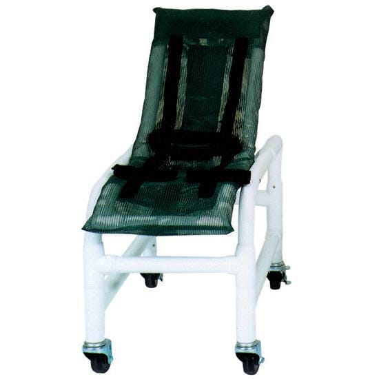 RECLIN BATH/SHOWER CHAIR SM W/BSE CSTRS