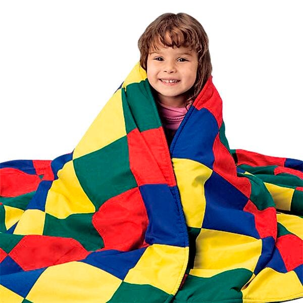 SENSORYCRITTERS PIECED TOP WEIGHTED BLANKET