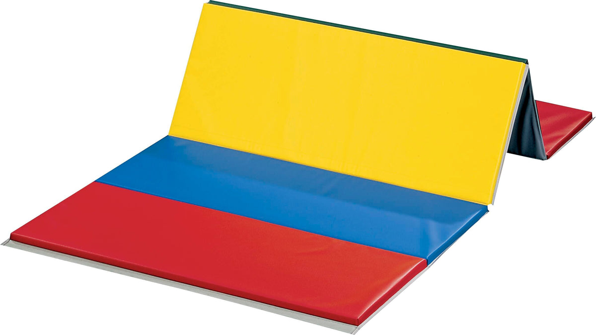 FLAGHOUSE DELUXE 1-1/2 IN - THICK POLYEHTYLENE RAINBOW MAT4 SIDE HOOK AND LOOP 4 FT X 6 FT X 1-1/2 IN