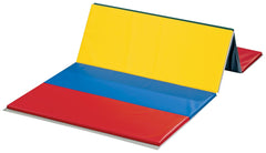 FLAGHOUSE DELUXE 1-1/2 IN - THICK POLYEHTYLENE RAINBOW MAT2 SIDE HOOK AND LOOP 4 FT X 8 FT X 1-1/2 IN