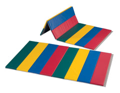FLAGHOUSE DELUXE 1 FT PANEL CROSS LINKED POLYEHTYLENE RAINBOW MAT 2 SIDE HOOK AND LOOP 4 FT X 8 FT X 2-3/8 IN