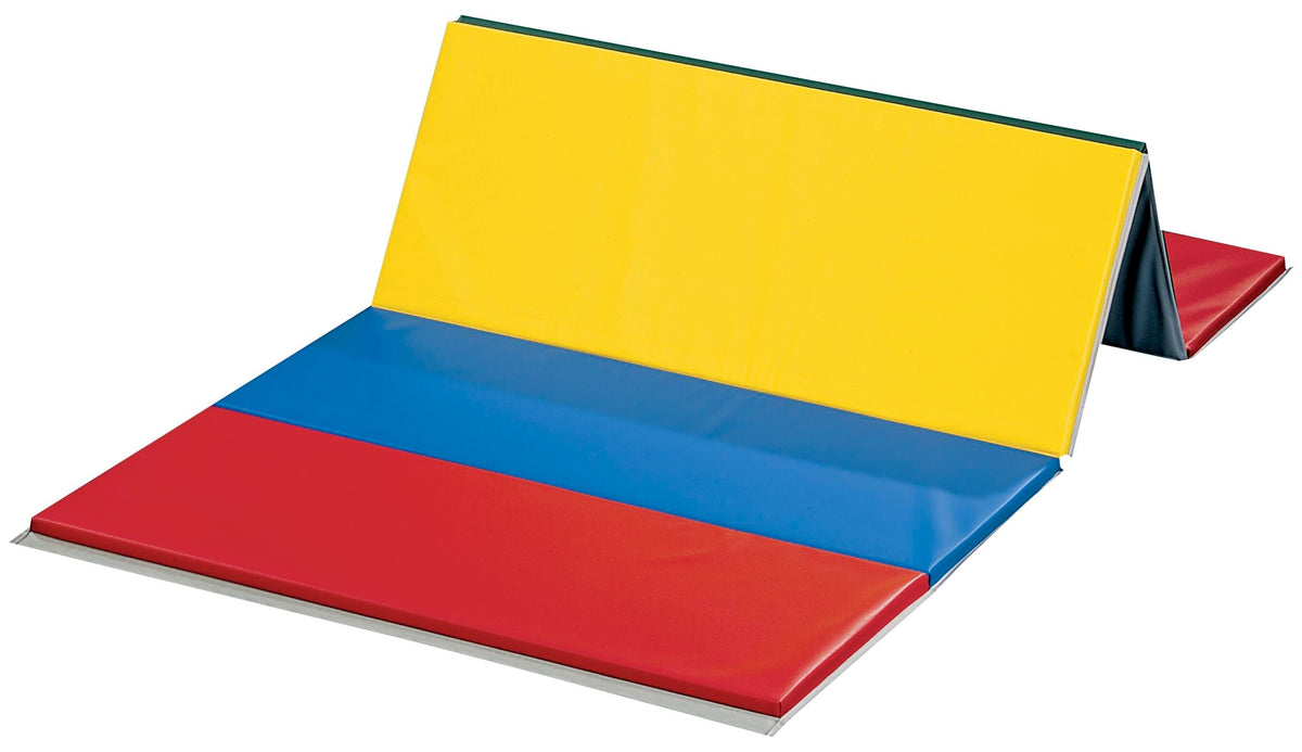 FLAGHOUSE DELUXE 1-1/2 IN - THICK POLYEHTYLENE RAINBOW MAT2 SIDE HOOK AND LOOP 5 FT X 10 FT X 1-1/2 IN