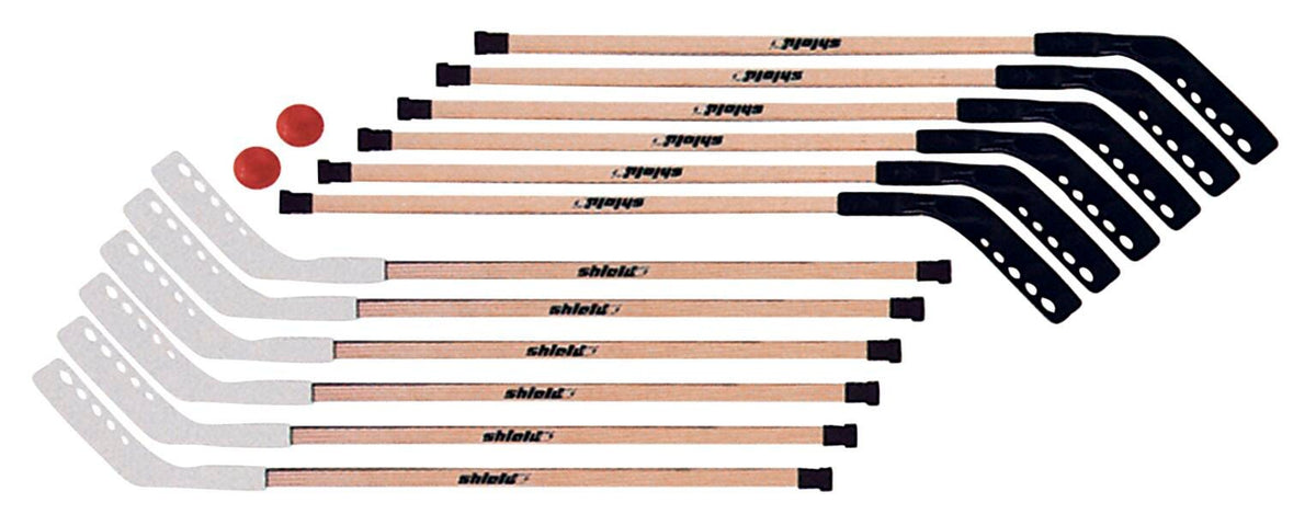 WOOD 56 IN OUTDOOR HOCKEY SET