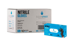 FIRST AID - CLEAN SPACE PROJECT 5.5 MIL INDUSTRIAL NITRILE POWDER FREE GLOVES X-LARGE - 100/BOX