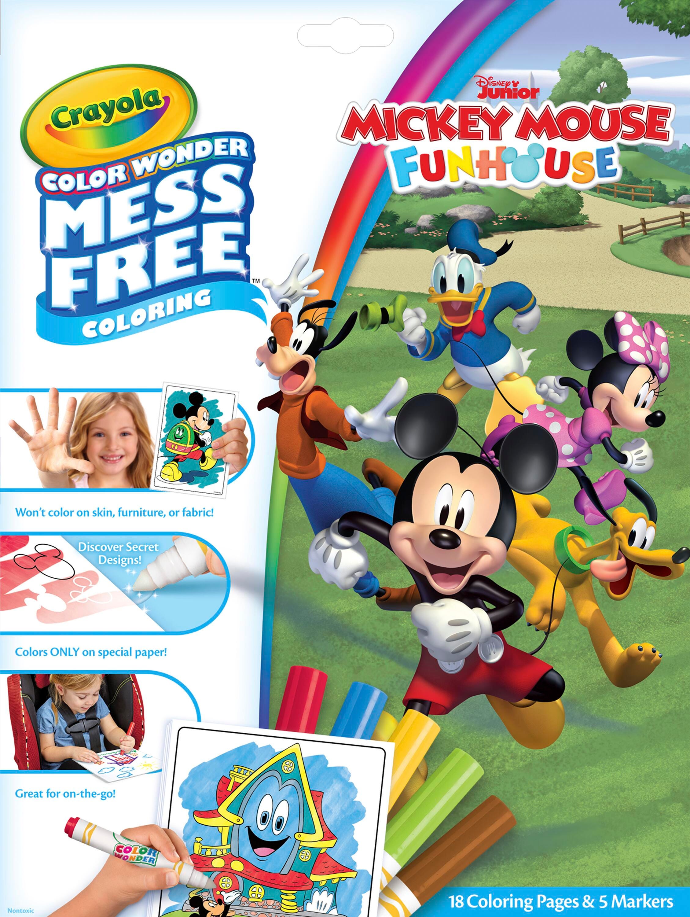 BOOK COLORING CRAYOLA COLOR WONDER MICKEY