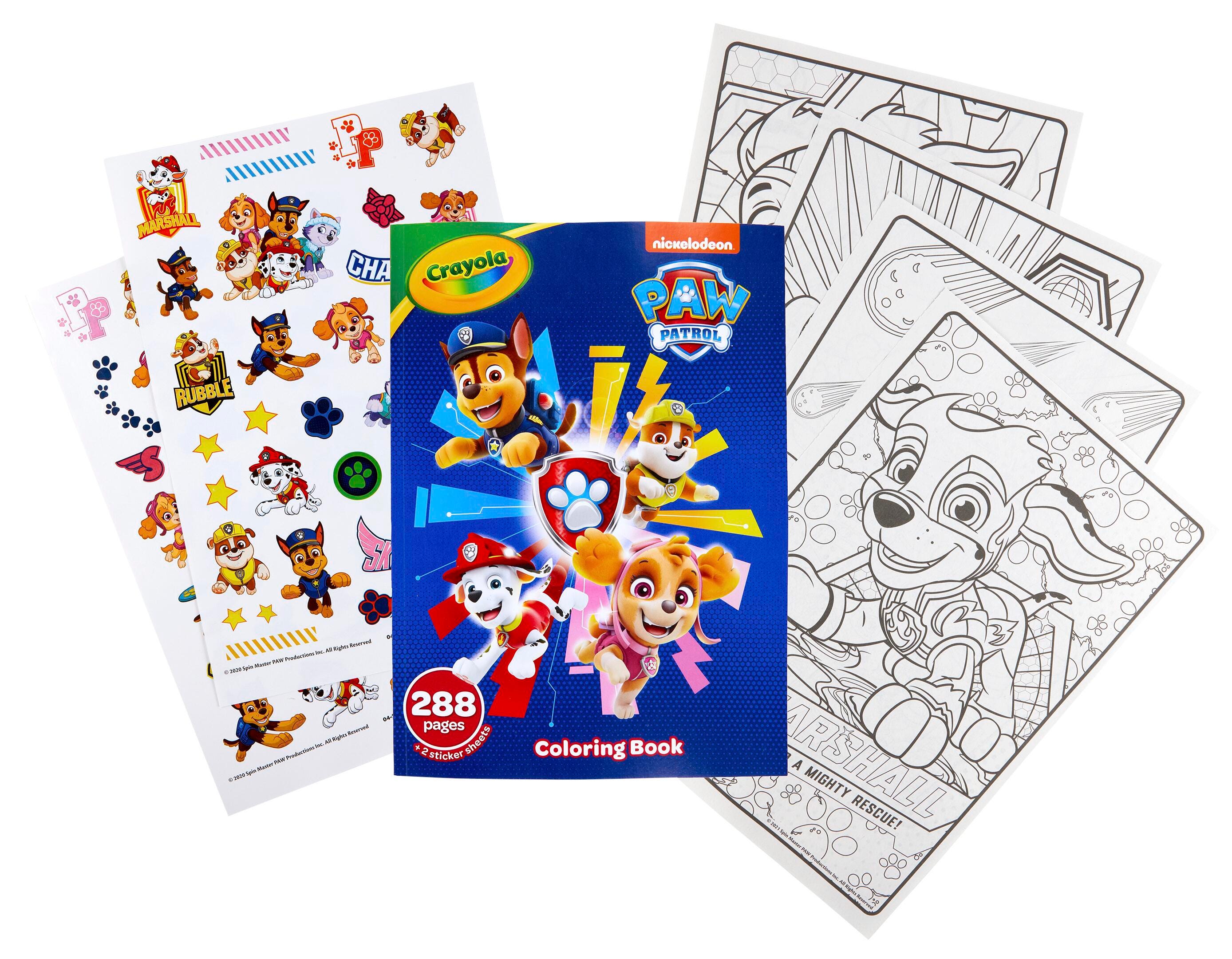 BOOK COLORING CRAYOLA PAW PATROL