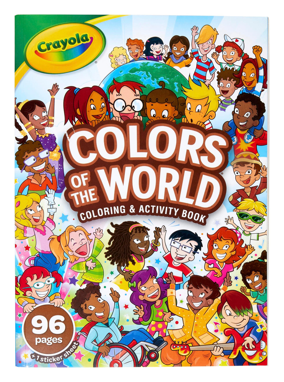 BOOK COLORING CRAYOLA COLORS OF THE WORLD
