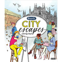 BOOK COLORING CRAYOLA CITY ESCAPES