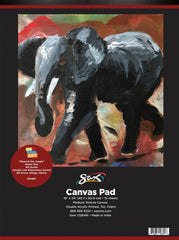 CANVAS PAD GENUINE SAX 18X24 IN PAD OF 10 SHEETS
