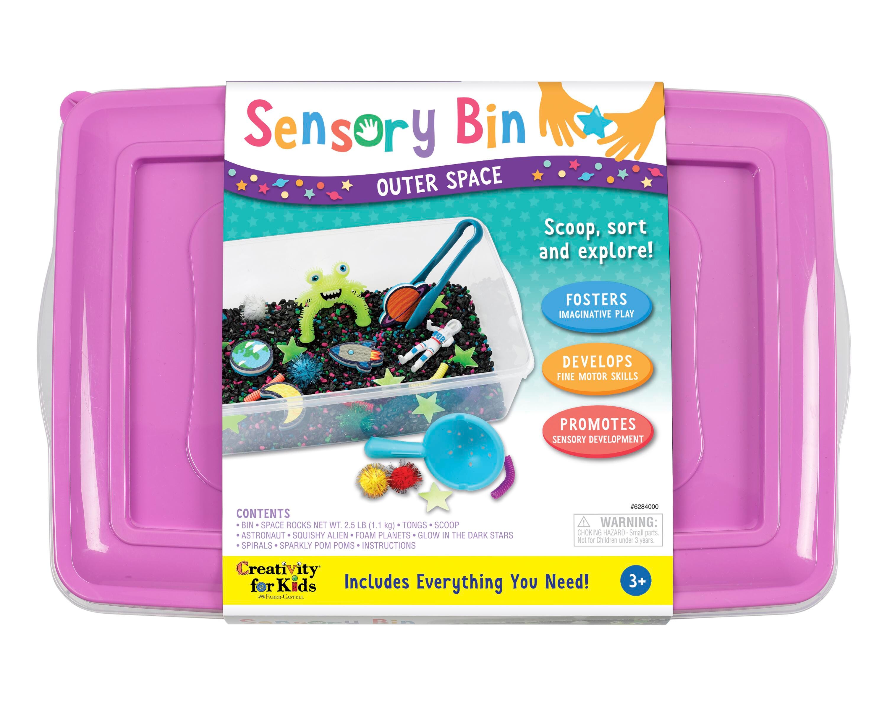 SENSORY BIN OUTER SPACE