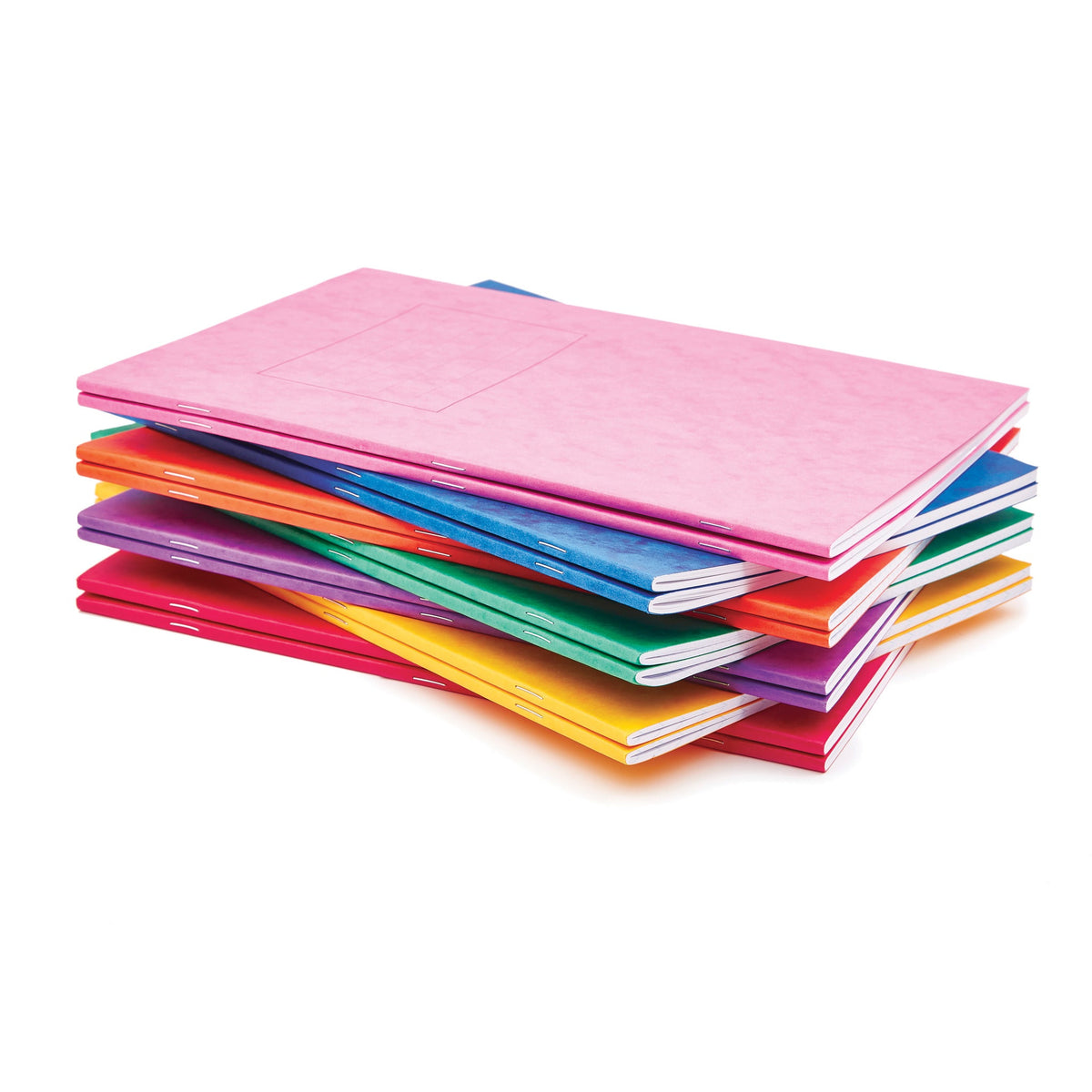 Book Ex.80 Page A4 7Mm Sq. Red Pk50