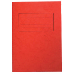 A4 Exercise Book - Premium 80 Page Pack of 50 12mm Ruled Orange Cover