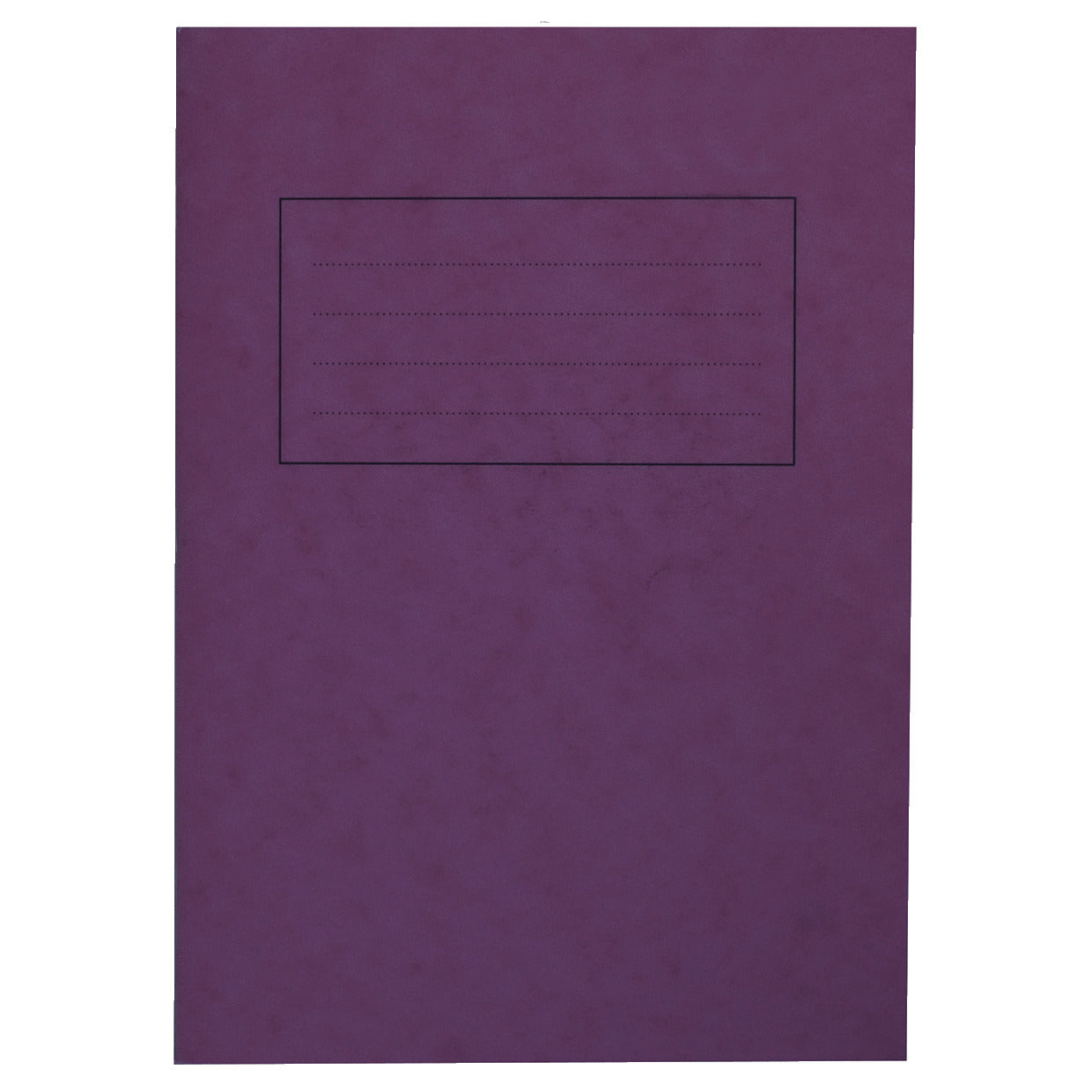 Book Ex.80 P A4 10Mm Sq. Purp Pk50