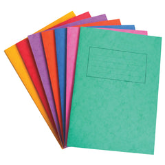 9x7" Exercise Books - Smartbuy 80 Page Pack of 50 Plain Purple
 Cover