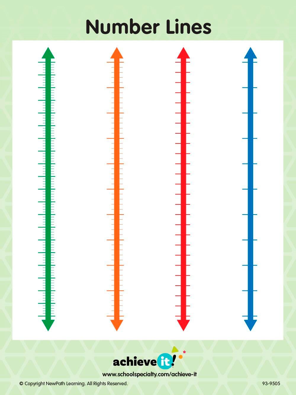 GRAPHIC ORGANIZERS NUMBER LINE AND TEN FRAME SET OF 10