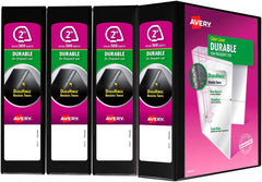 BINDER AVERY DURABLE VIEW 2 IN BLACK PACK OF 4