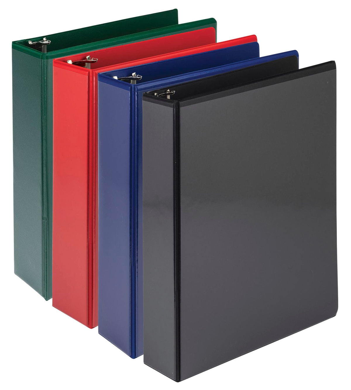 BINDER VIEW DURABLE D-RING 2 IN BASIC ASST PK OF 4