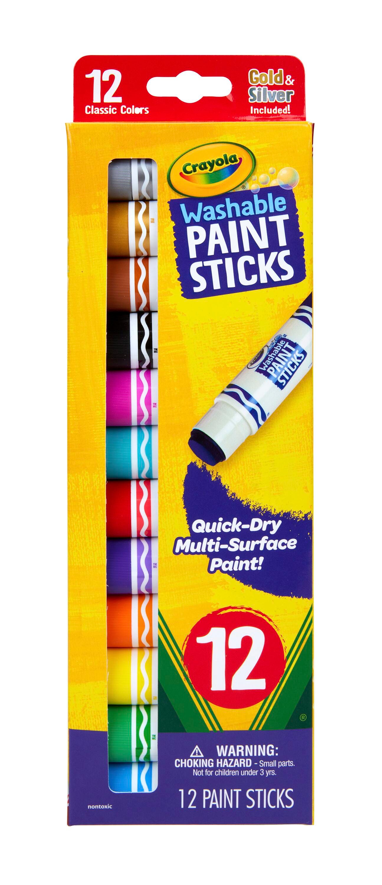 PAINT STICKS WASH CRAYOLA ASST CLASSIC SET OF 12