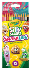 PENCILS COLORED CRAYOLA SILLLY SCENT ASST SMASHUP SET OF 12