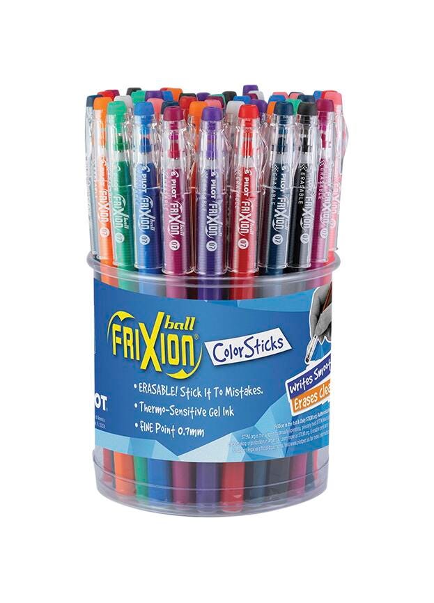 PEN FRIXION COLORSTICKS 0.7MM ASST SET OF 48
