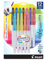 MARKER PEN FRIXION COLORS ERASABLE ASSORTED SET OF 12