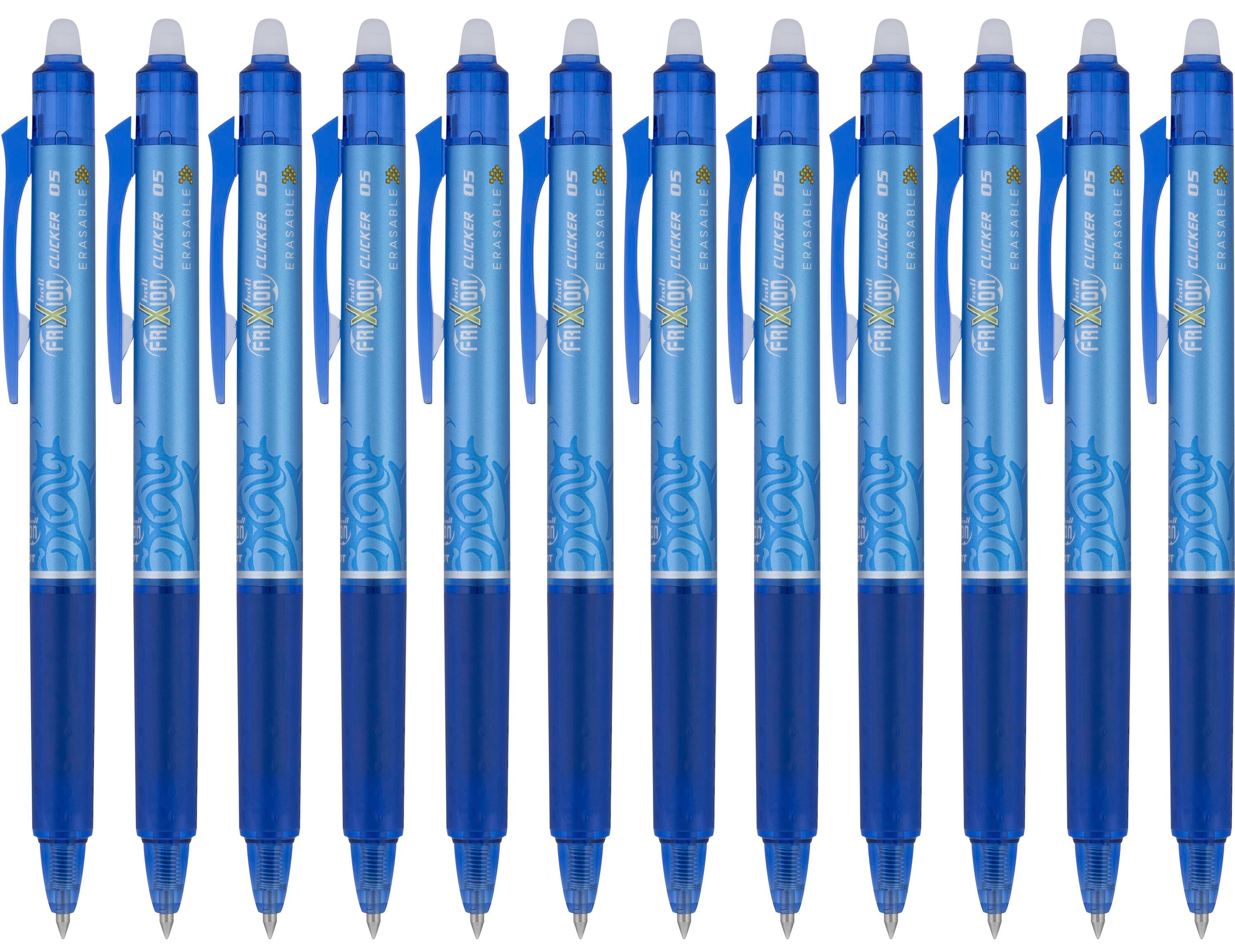 PEN FRIXION CLICKER RT 0.5MM BLUE PACK OF 12
