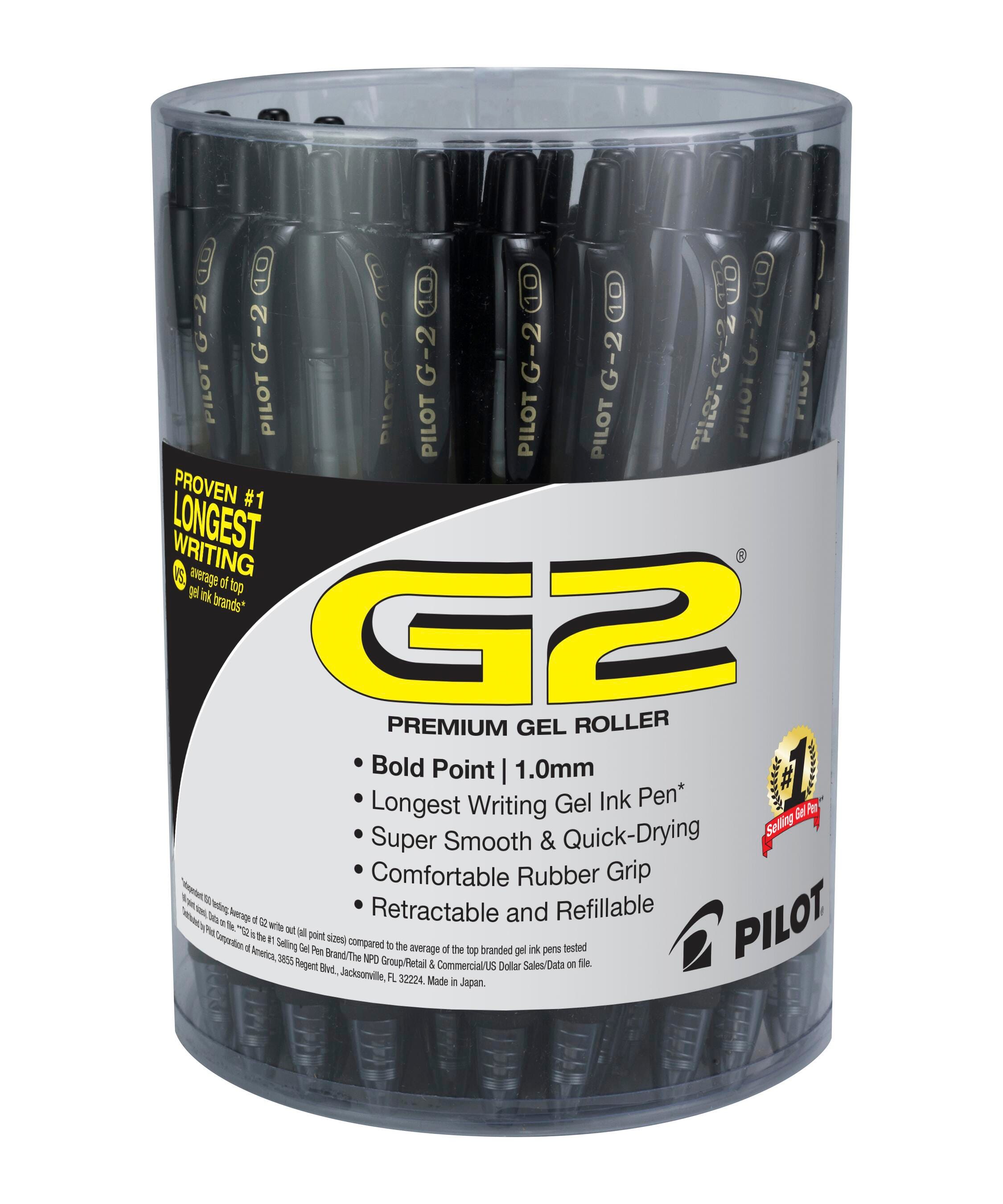 PEN PILOT G2 RT 1.0MM BLACK PACK OF 36