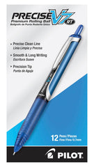 PEN PRECISE V7 RT ROLLERBALL BLUE PACK OF 12