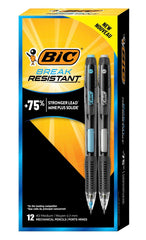 PENCIL MECHANICAL BIC BREAK RESISTANT 0.7MM PACK OF 12