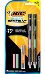 PENCIL MECHANICAL BIC BREAK RESISTANT 0.7MM PACK OF 2