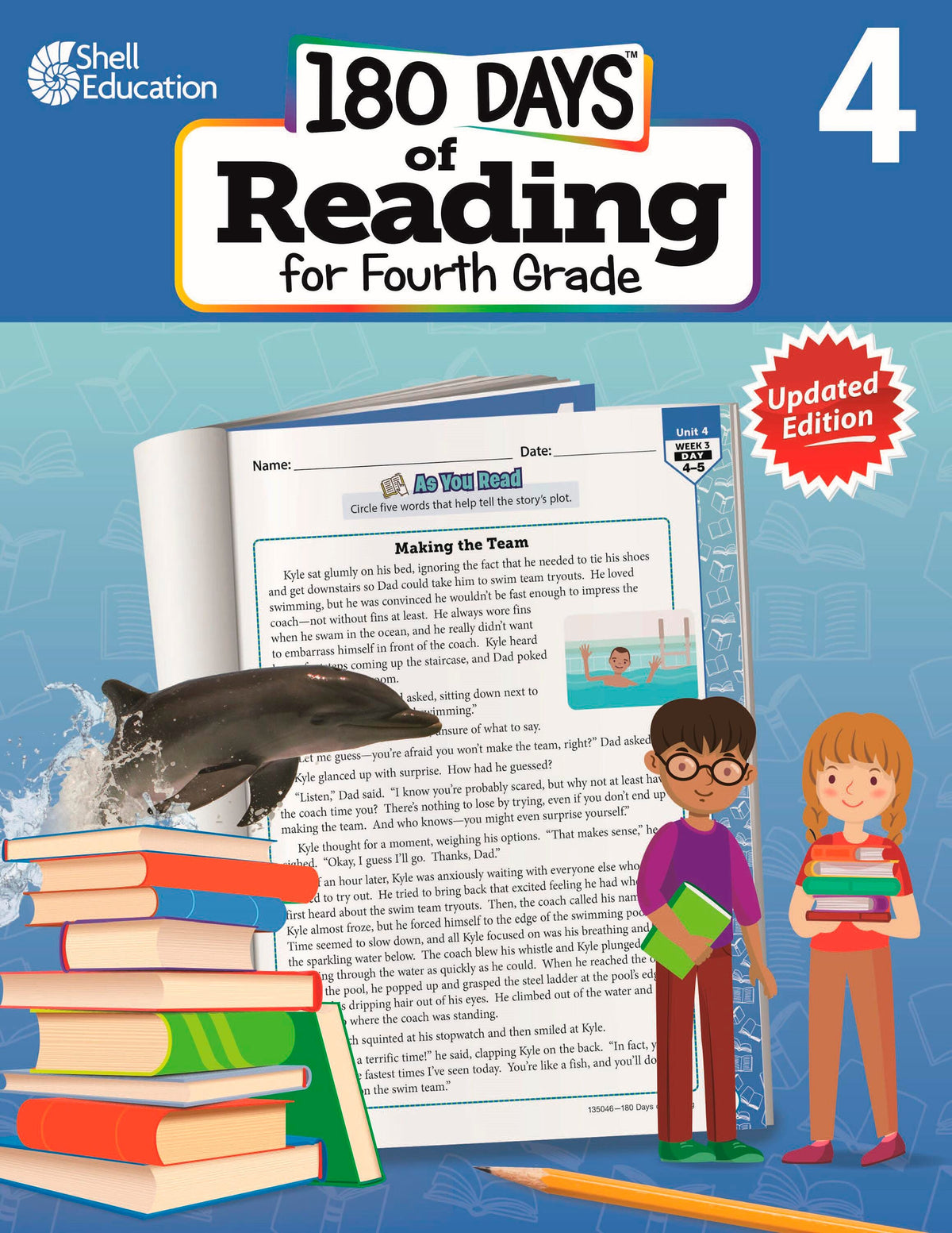 WORKBOOK 180 DAYS OF READING 2ND EDITION GRADE 4