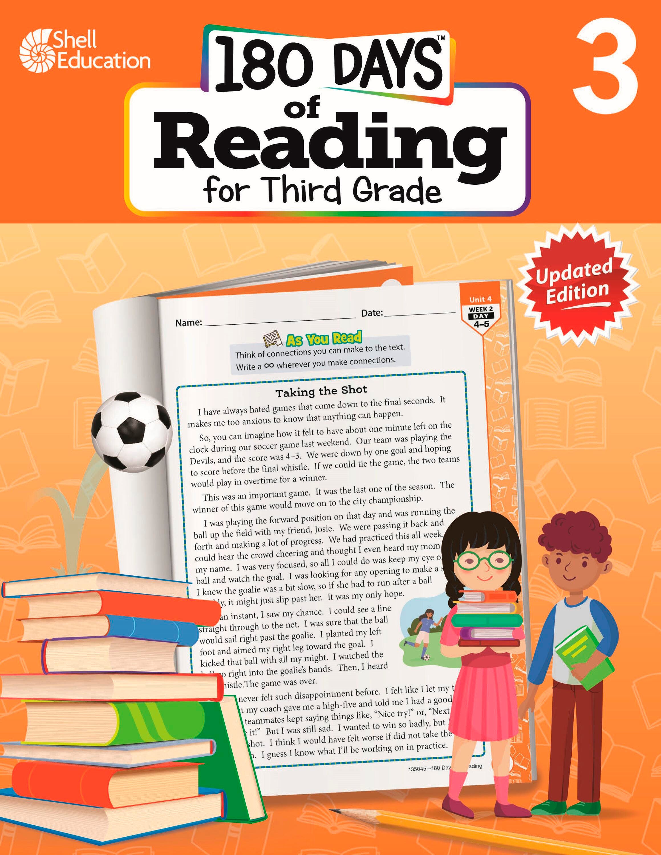 WORKBOOK 180 DAYS OF READING 2ND EDITION GRADE 3