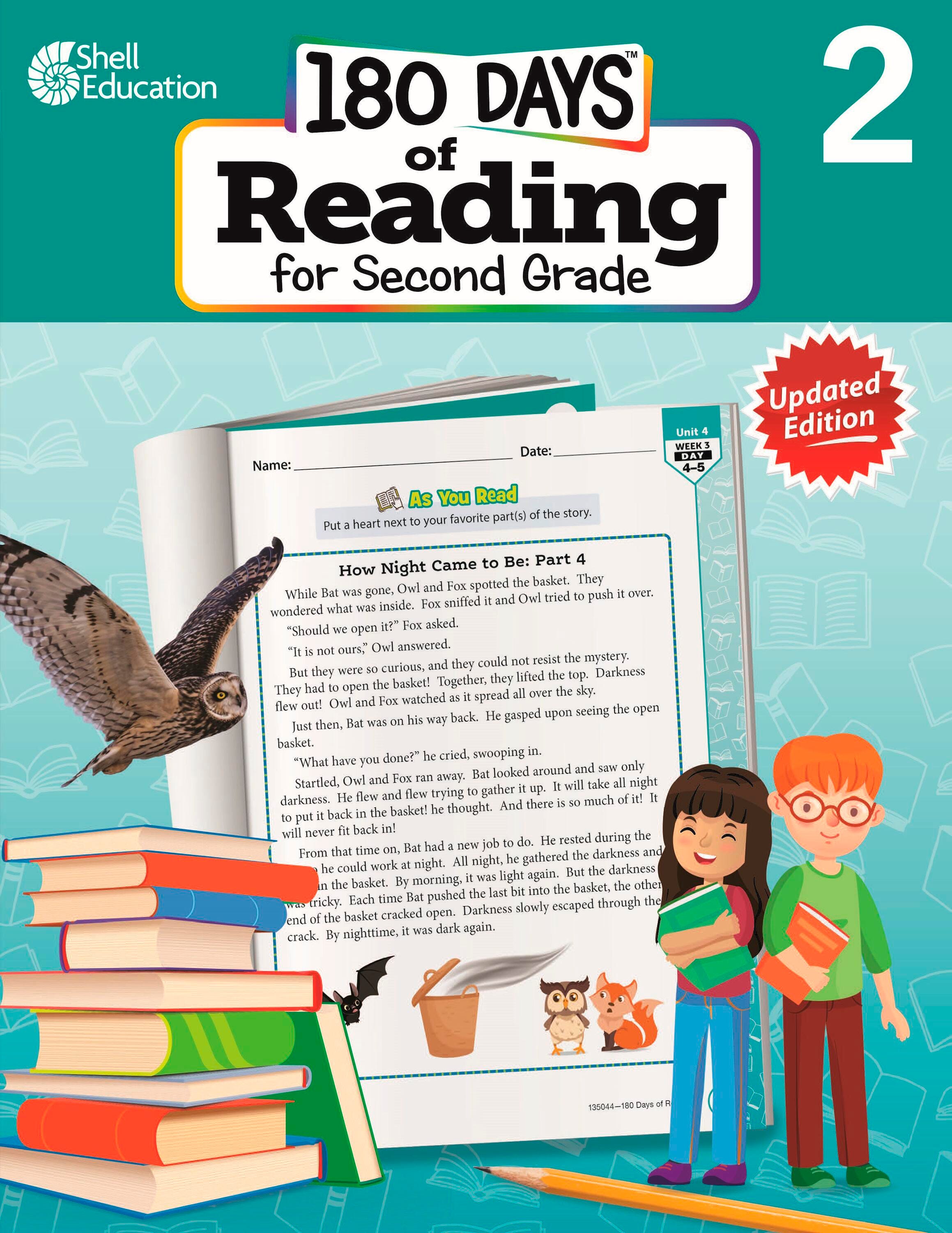 WORKBOOK 180 DAYS OF READING 2ND EDITION GRADE 2