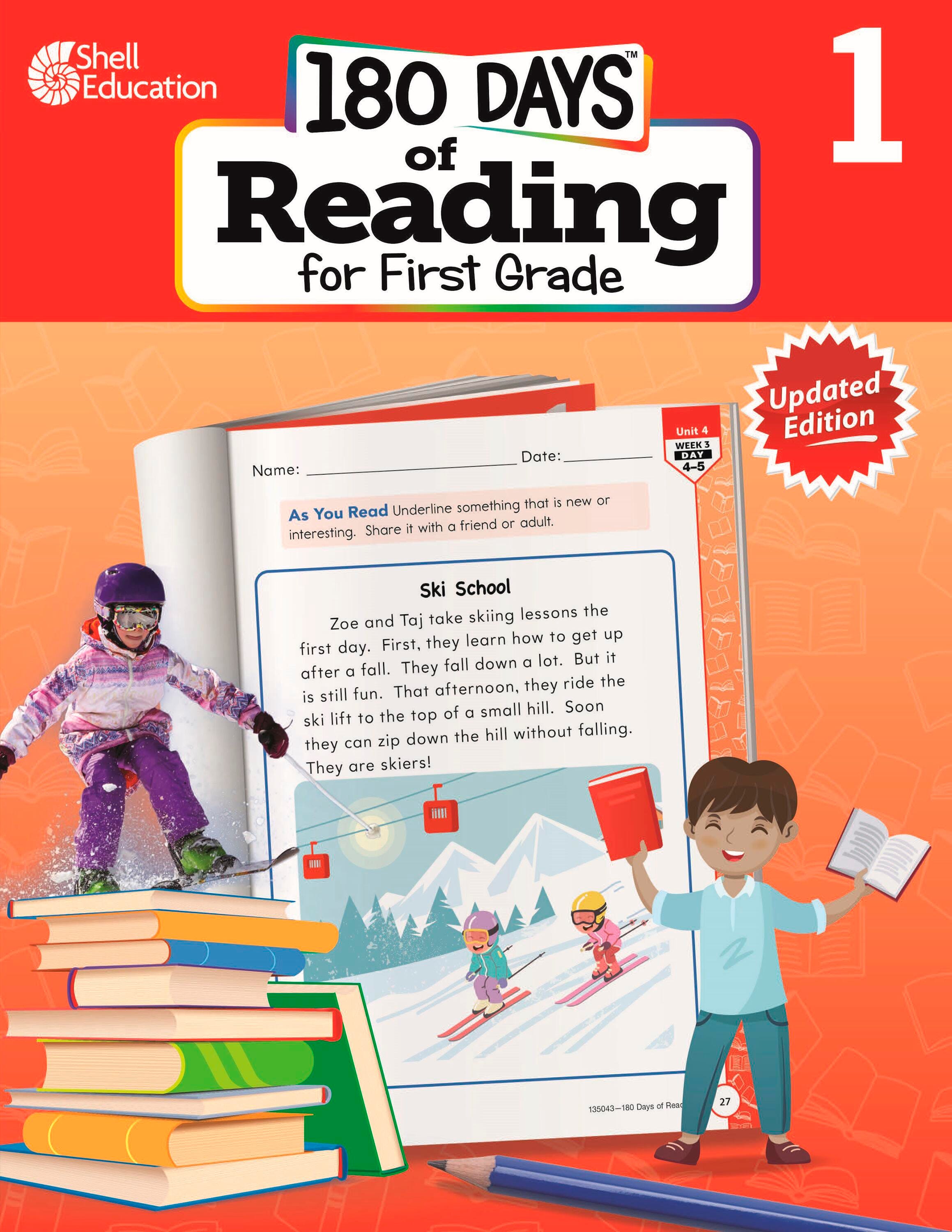 WORKBOOK 180 DAYS OF READING 2ND EDITION GRADE 1