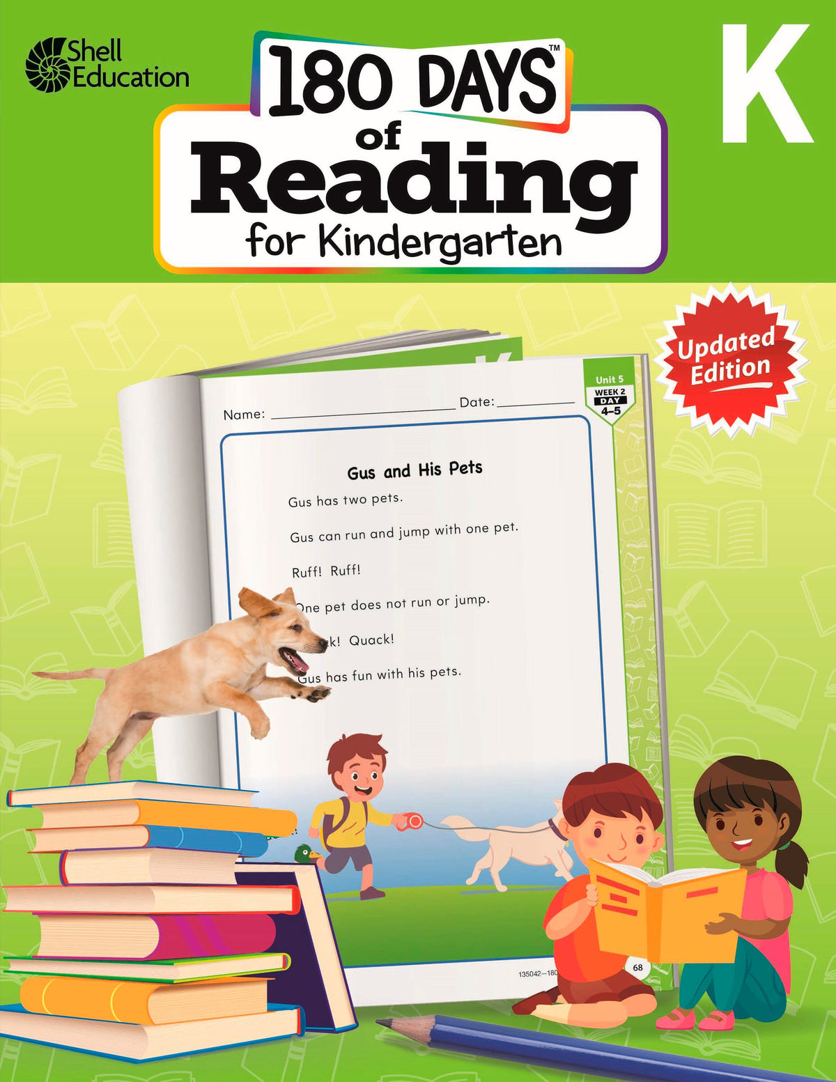 WORKBOOK 180 DAYS OF READING 2ND EDITION GRADE K