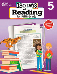 WORKBOOK 180 DAYS OF READING 2ND EDITION GRADE 5