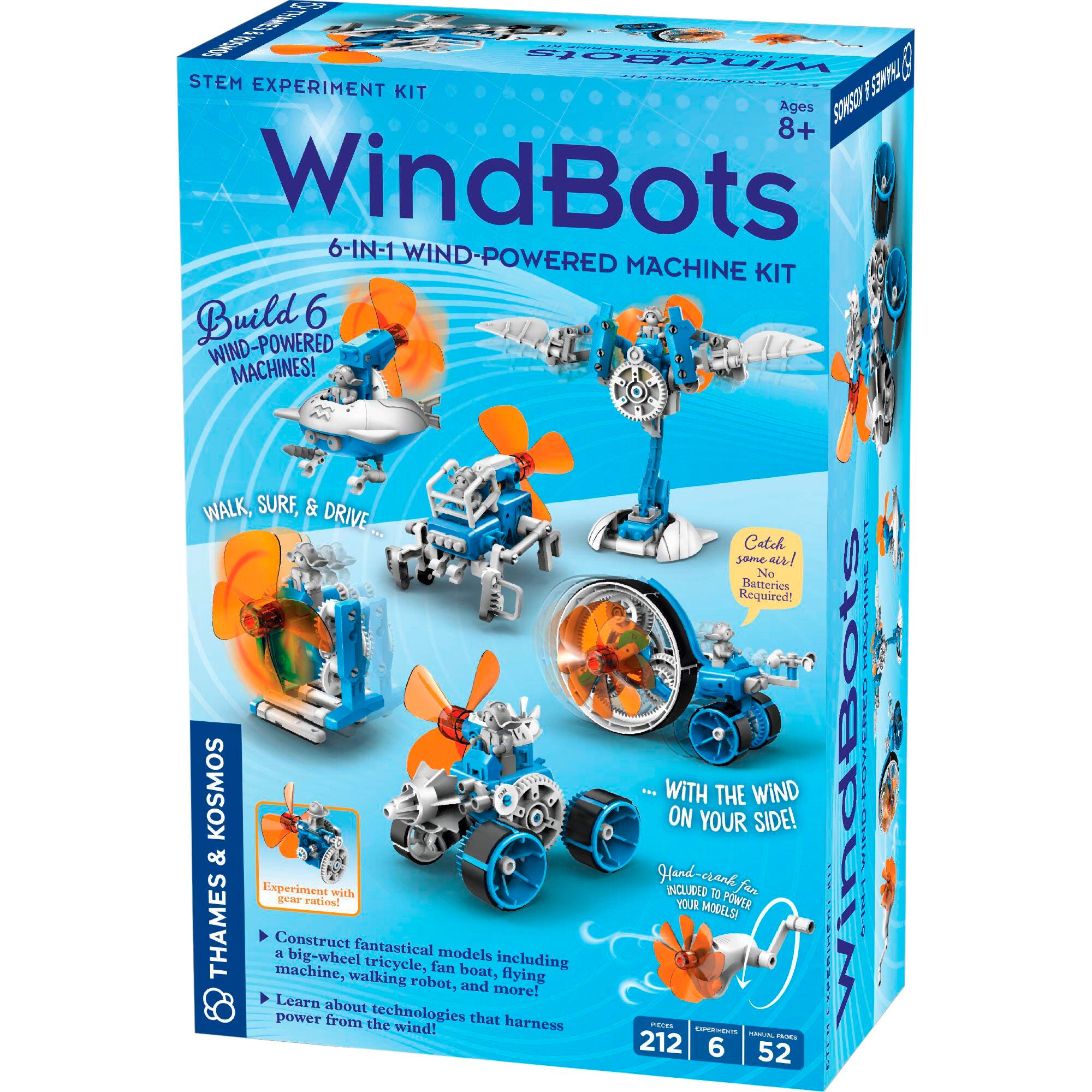 WINDBOTS 6 IN 1 WIND POWERED MACHINES