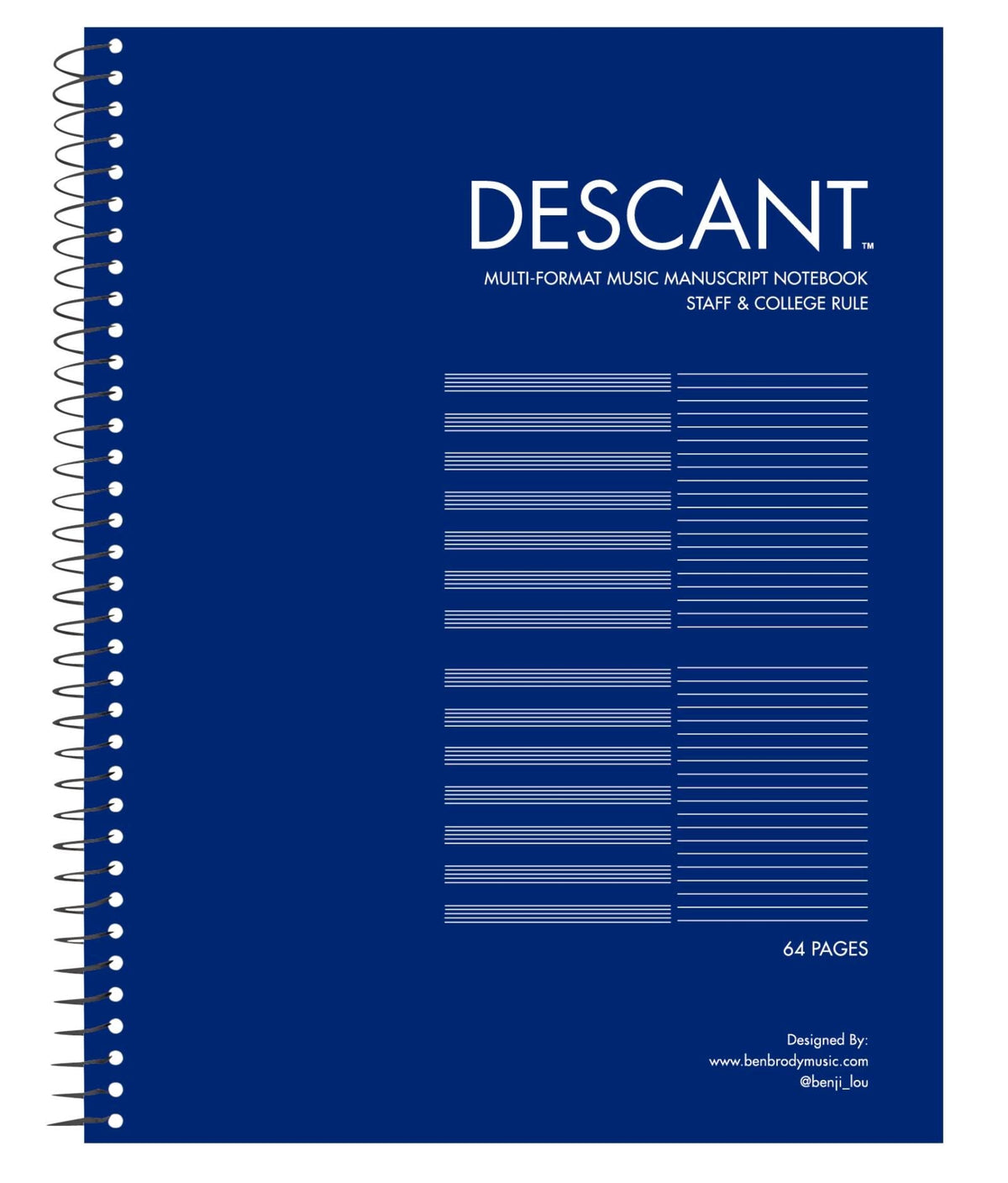 PAPER NTBK DSCNT MUSIC 8.5 X 11 IN 200 SHT