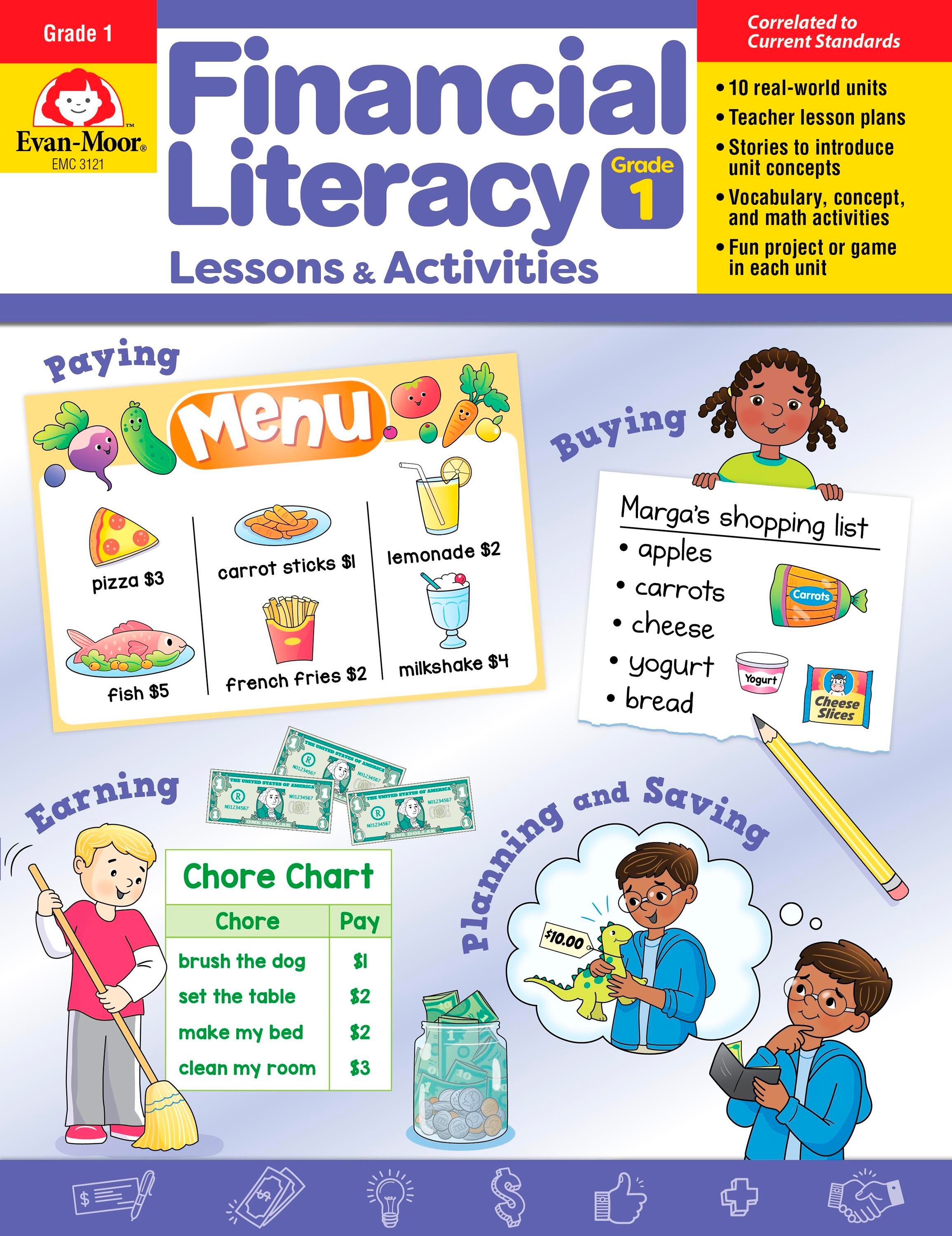 WORKBOOK - FINANCIAL LITERACY LESSON AND ACTIVITIES GRADE 1