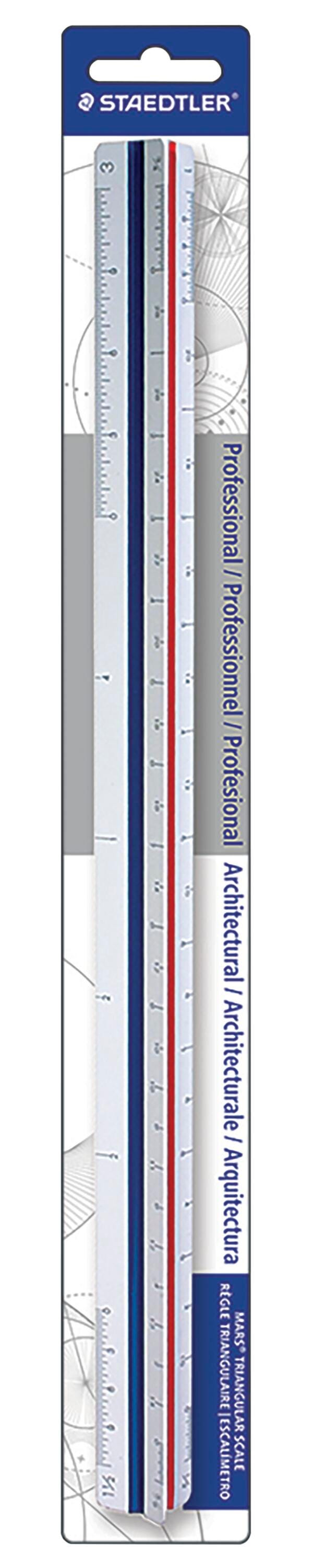 SCALE ARCHITECT TRIANGULAR 12 IN WHITE