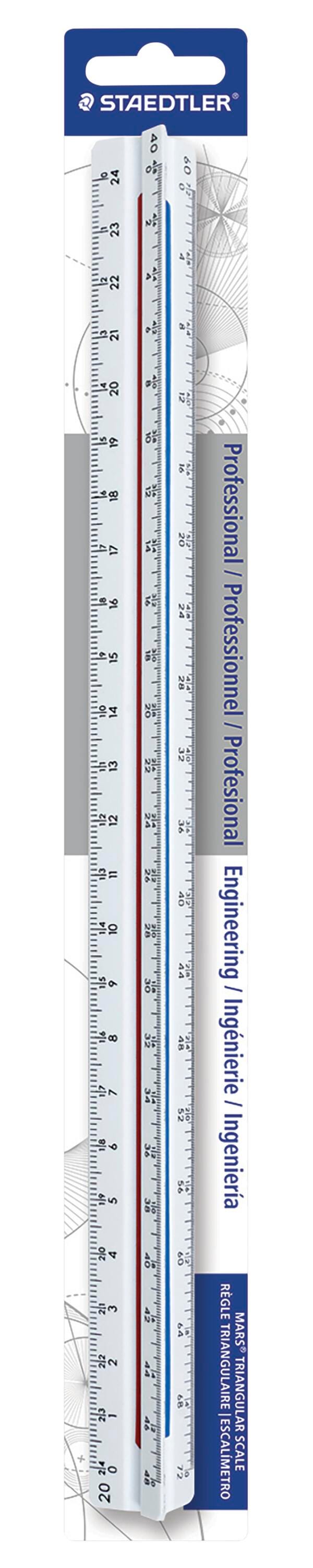 SCALE ENGINEERING TRIANGULAR 12 IN WHITE