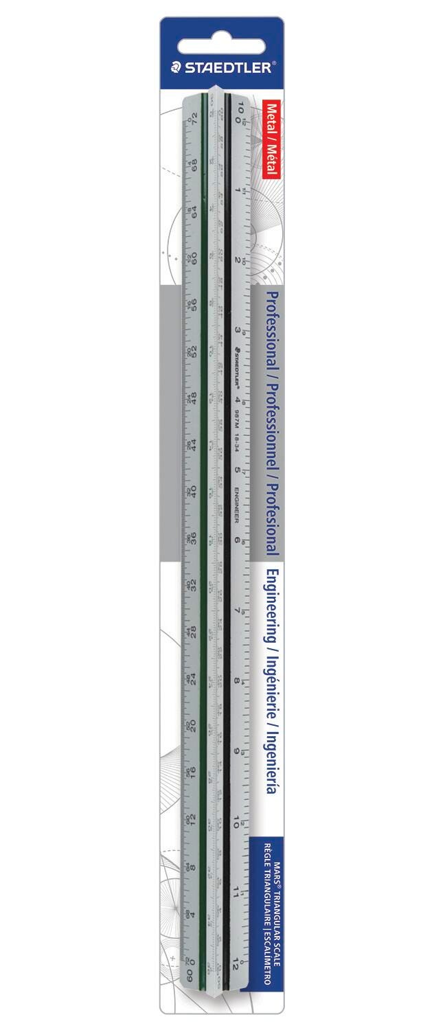 SCALE ENGINEERING TRIANGULAR 12 IN METAL