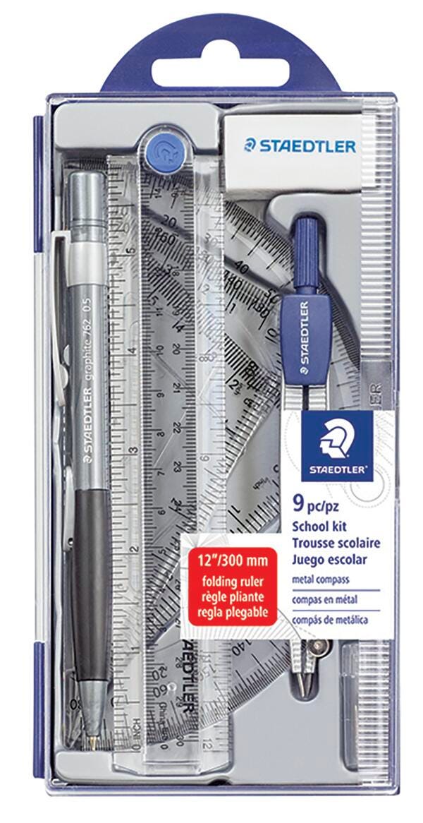 SCHOOL KIT STAEDTLER MATH AND GEOMETRY SET