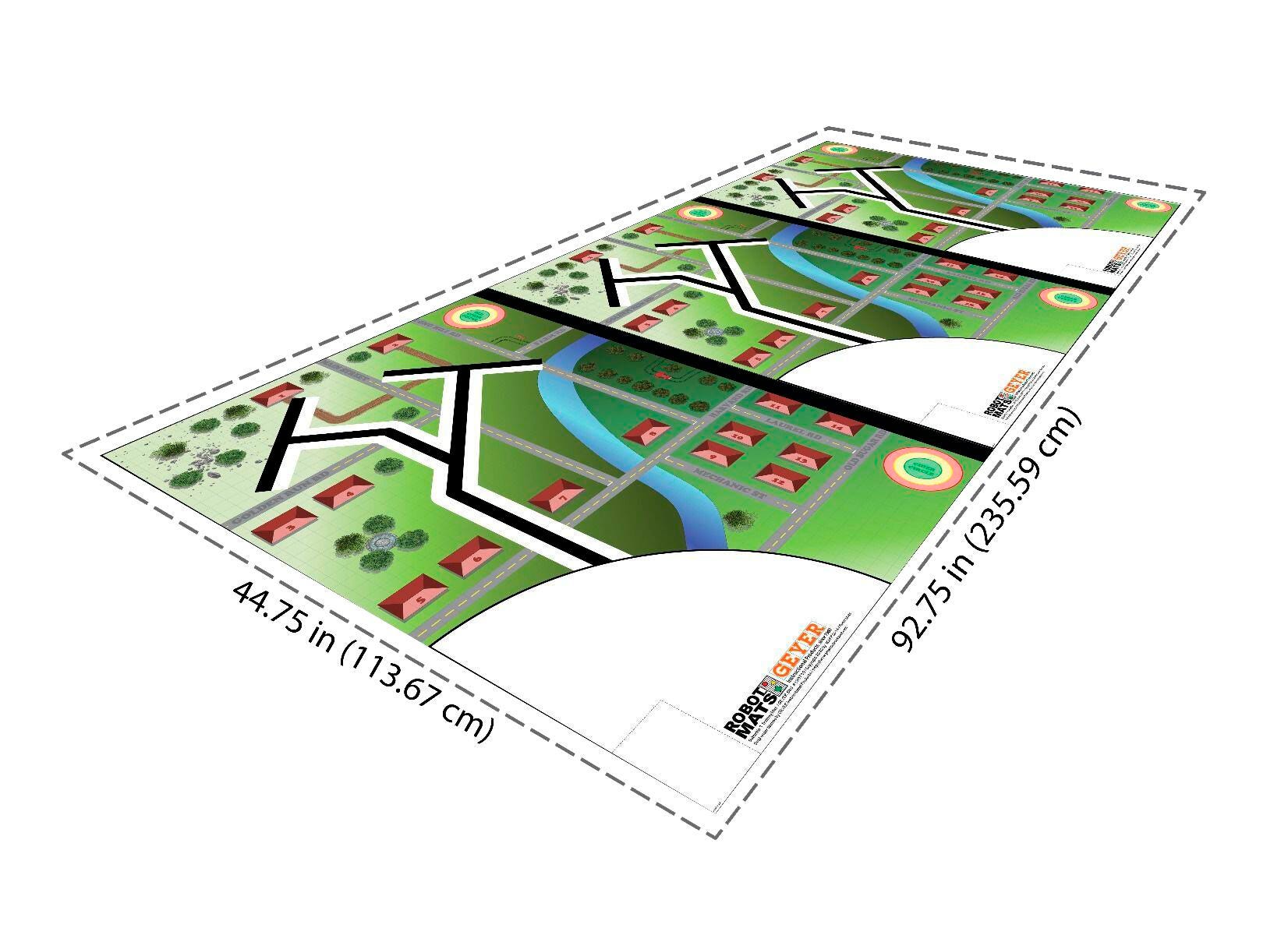 SUBURBIA ROBOTICS TRAINING MAT FULL SIZE 4475 X 9275