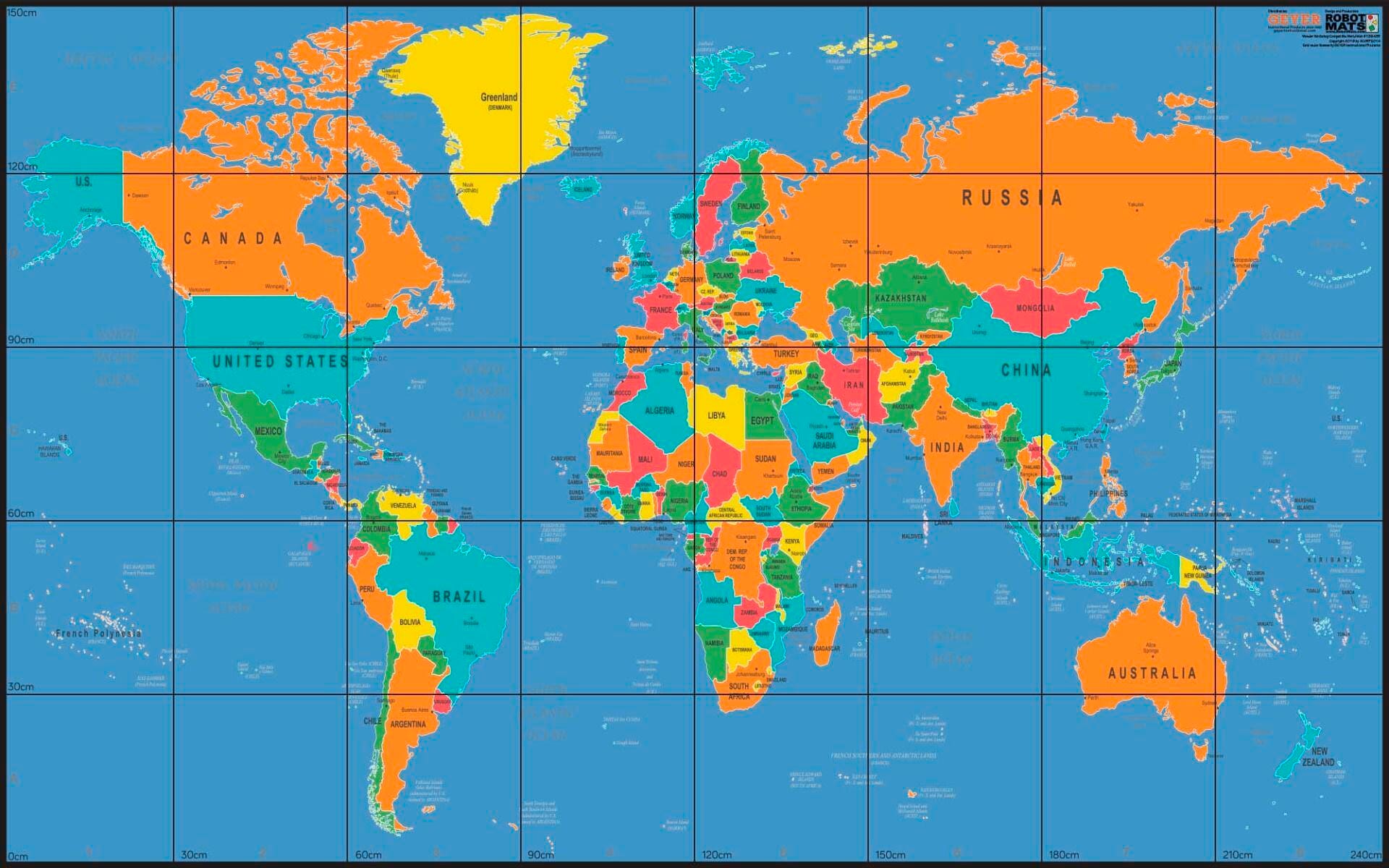 WONDER WORKSHOP WORLD MAP