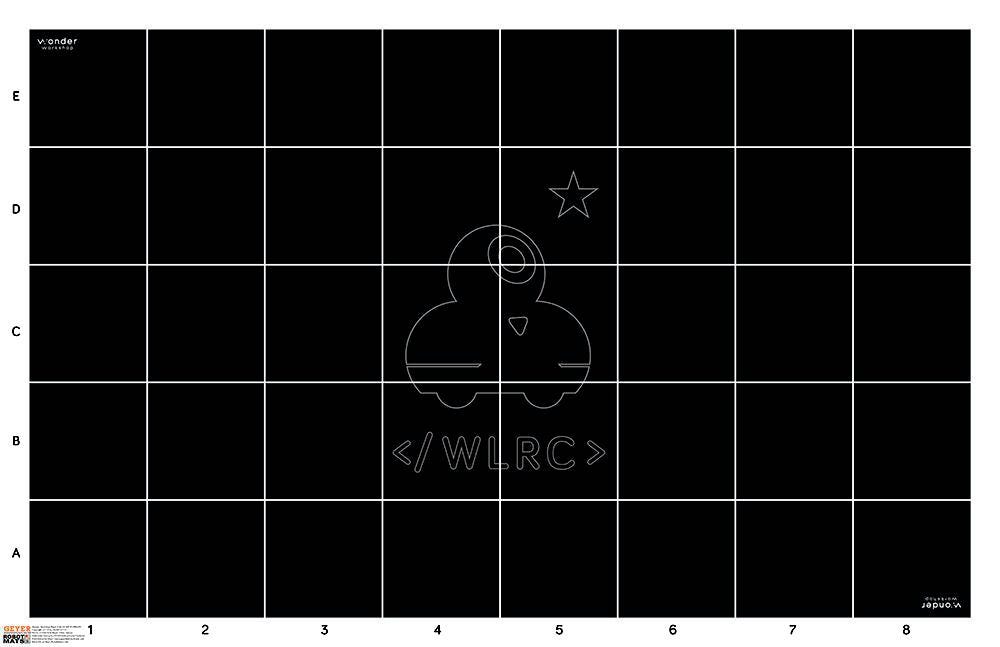 WONDER WORKSHOP BASIC BLACK MAT 240CM X 150CM