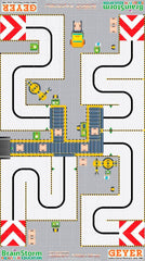BRAINSTORM STEM EDUCATION ROBOTICS ACTIVITY MAT ADVANCED ROBOT FACTORY 80 X 4475