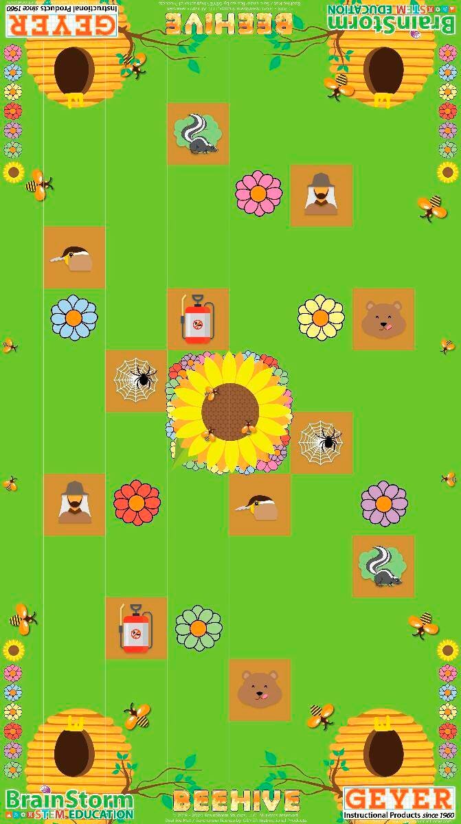 BRAINSTORM STEM EDUCATION ROBOTICS ACTIVITY MAT BEEHIVE 80 X 4475