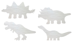 PAPER DINO CLR DIFF PK OF 80